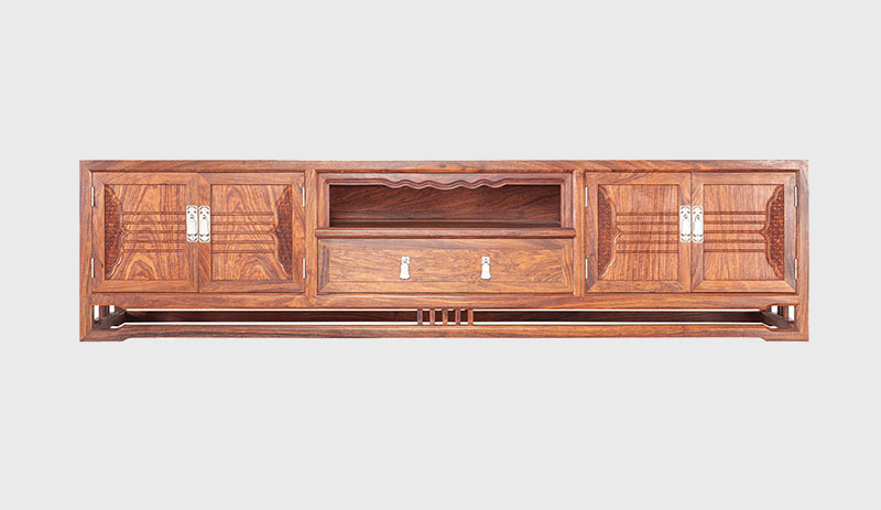 福建刺猬紫檀电视柜低柜现代中式全实木电视柜客厅高低柜